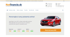 Desktop Screenshot of netfinancie.sk